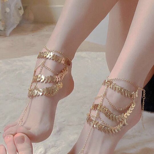 Anklet ethnic style dance chain anklet