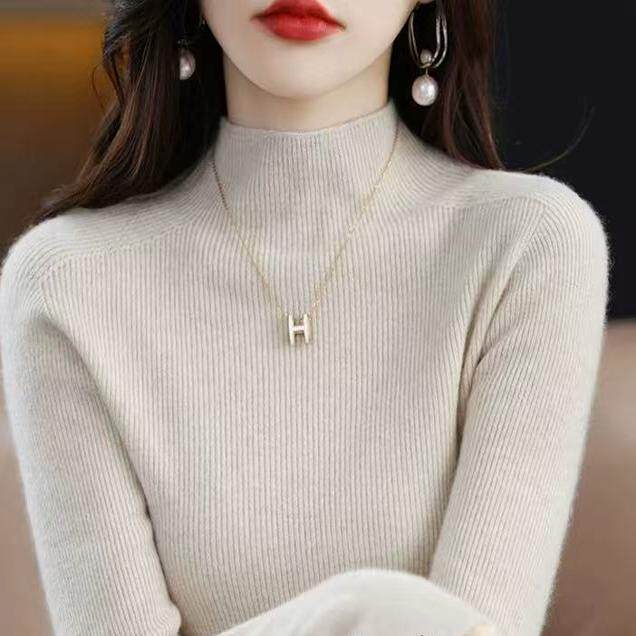 断码清仓2025针织衫女秋冬新款半高领毛衣修身内搭纯色打底衫加厚,淘宝优惠券,粉丝福利购,淘宝优惠卷