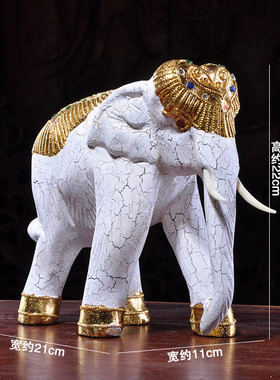 泰国进口特色东南亚风金箔摆件