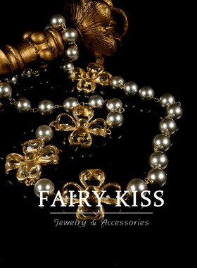 长款毛衣链设计感宫廷风琉璃珠秋