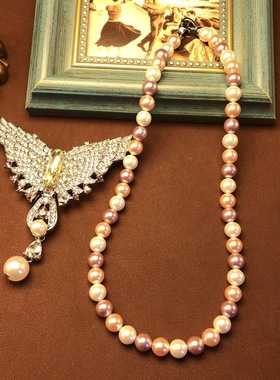 优雅气质满钻奢华蝴蝶吊坠可拆一