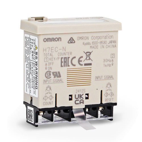 正品OMRON欧姆龙数字计数器H7EC-N H7ET-NV累计时器H7EC-NFV-B-H - 图1