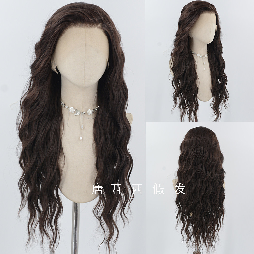 羊毛卷假发 手钩毛胚前额蕾丝高温丝手勾长卷发芭比卷,淘宝优惠券,粉丝福利购,淘宝优惠卷