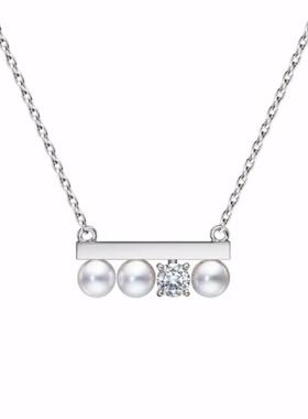 t家平衡木倪妮同款18k天然耳钉