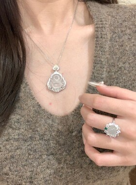 炒鸡好看~金光灿灿佛项链