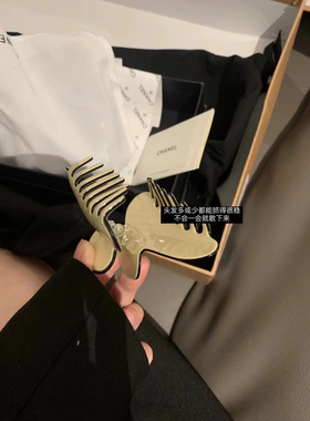 HEYONI鲨鱼夹醋酸板材小香风发抓