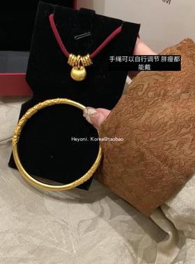 好运本命年福袋红绳手链新中式