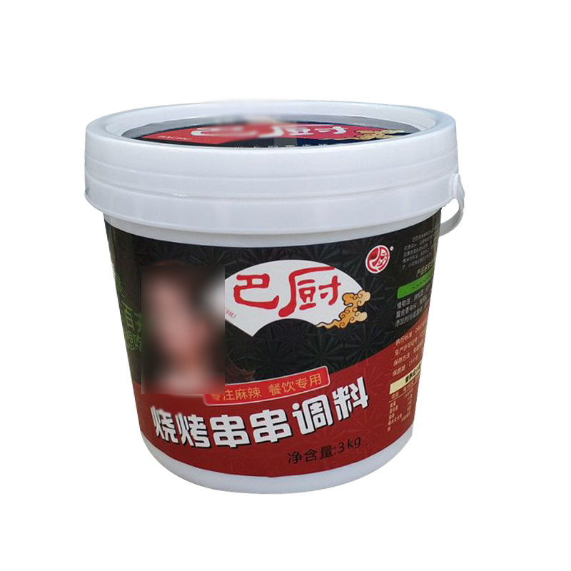 巴厨烧烤串串调料3kg桶装 餐饮商用酱料烤肉酱烤鱼烤羊肉刷料,淘宝优惠券,粉丝福利购,淘宝优惠卷