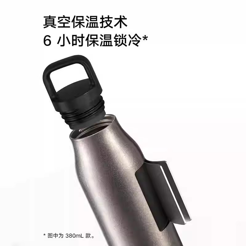 小米米家钛保温杯G 480mL便携纯钛内胆长效保温保冷热饮手提水杯 - 图2
