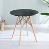 Negotiate tempered glass dining table coffee table round shape