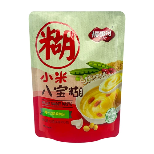 Обнаженная цена, много благословений, паста Xiaomi Babao 315G содержит 9 небольших мешков Xiaomi Babao Past