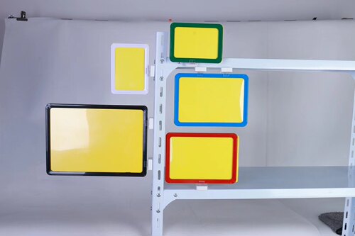 超市价格牌台式展示架POP架子广告牌A4促销牌堆头支架仓库标识牌 - 图1