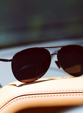 复古偏光男士款太阳镜潮流飞行员墨镜开车蛤蟆镜近视防紫外线强光