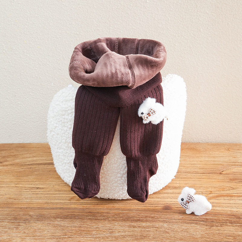 婴儿裤子冬季洋气可爱婴幼儿百搭保暖加绒打底裤宝宝外出长裤冬款,淘宝优惠券,粉丝福利购,淘宝优惠卷