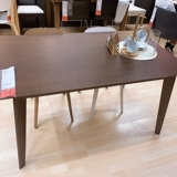 Ikea Homency Poicking Tabi Dining Table 6 -Pperson Table Небольшой квадратный стол с твердым деревом Стол Западный обеденный стол простой обеденный стол