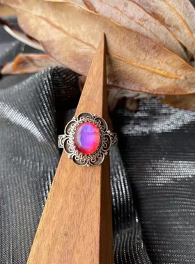 LunaWitch女天然粉月光戒指