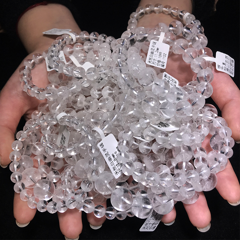 收藏级天然白幽灵金字塔手链千层山聚宝盆男女异象幻影水晶手串,淘宝优惠券,粉丝福利购,淘宝优惠卷