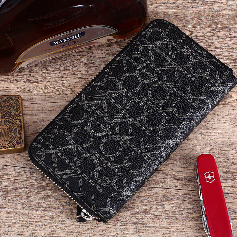 美国calvin klein男士中长款手拿包 美国购物网海外钱包