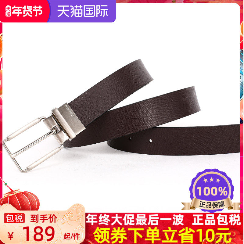 美国calvin klein商务窄版裤腰带 美国购物网海外腰带/皮带/腰链