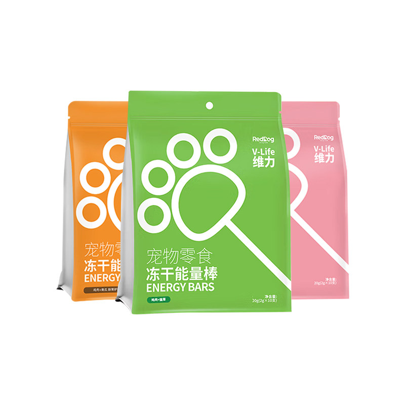 红狗冻干能量棒成幼猫咪狗狗营养零食逗喂磨牙鸡肉冻干棒棒糖90支,淘宝优惠券,粉丝福利购,淘宝优惠卷