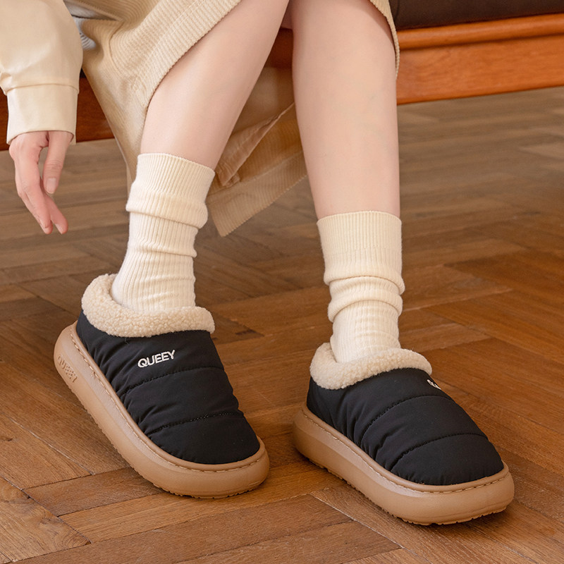 国补棉拖鞋男冬防水包跟防臭抗菌保暖室内居家防滑踩屎感厚底棉拖,淘宝优惠券,粉丝福利购,淘宝优惠卷