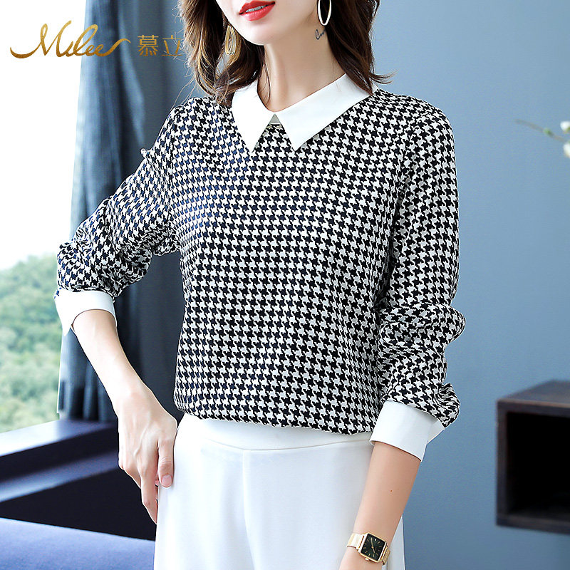 mulee /慕立2020新款桑蚕丝秋衬衫 慕立衬衫