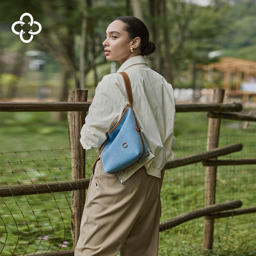 Портативная сумка через плечо, джинсовая сумка на одно плечо, шоппер, в американском стиле