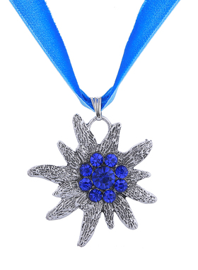 雪绒花啤酒节绒带项链轻奢热卖