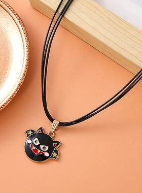 跨境小恶魔长款项链女万圣节