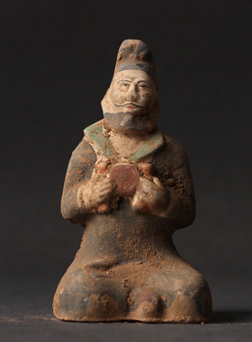 陶器陶俑仿汉乐器创意博古架古董