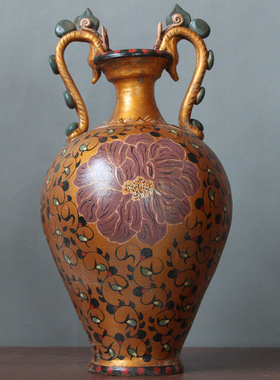 陶瓷罐仿古风客厅办公室礼品摆件