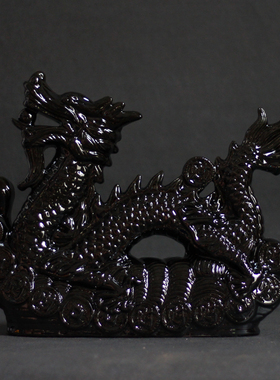 陶瓷龙摆件工艺品唐三彩玄关