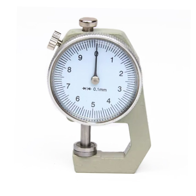 Leather thickness gauge digital display thickness gauge flat head thickness gauge 0-10mm leather thickness gauge