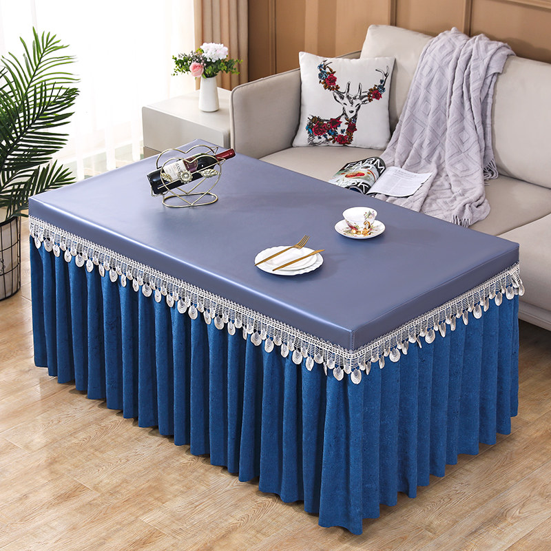 茶几防水防油桌桌布罩烤火桌罩长方形防尘皮罩垂纱电炉罩取暖桌罩,淘宝优惠券,粉丝福利购,淘宝优惠卷