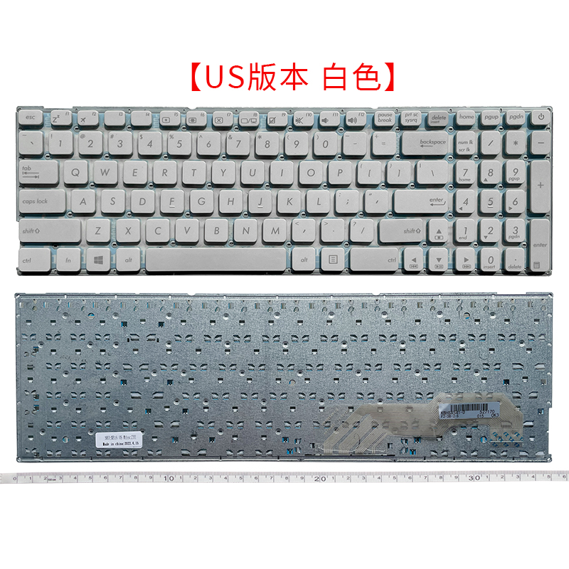 RU/SP/FR适用华硕A541/U/UJ F541U D541/S R541 VM592L/UJ键盘X541/N/NC/NA/SC/SA/L/LA/LJ K541/U/UA/UV - 图0