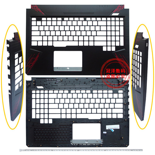 适用 ASUS华硕FX80 FX80G FX504 FX504G FX504GD FZ80G ZX80 MW504G笔记本屏轴 外壳A/B/C/D/ 风扇 键盘 屏线 - 图3