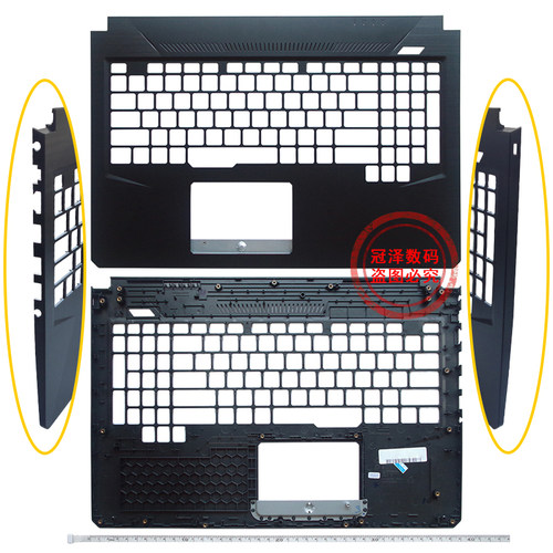 适用 ASUS华硕FX80 FX80G FX504 FX504G FX504GD FZ80G ZX80 MW504G笔记本屏轴 外壳A/B/C/D/ 风扇 键盘 屏线 - 图2