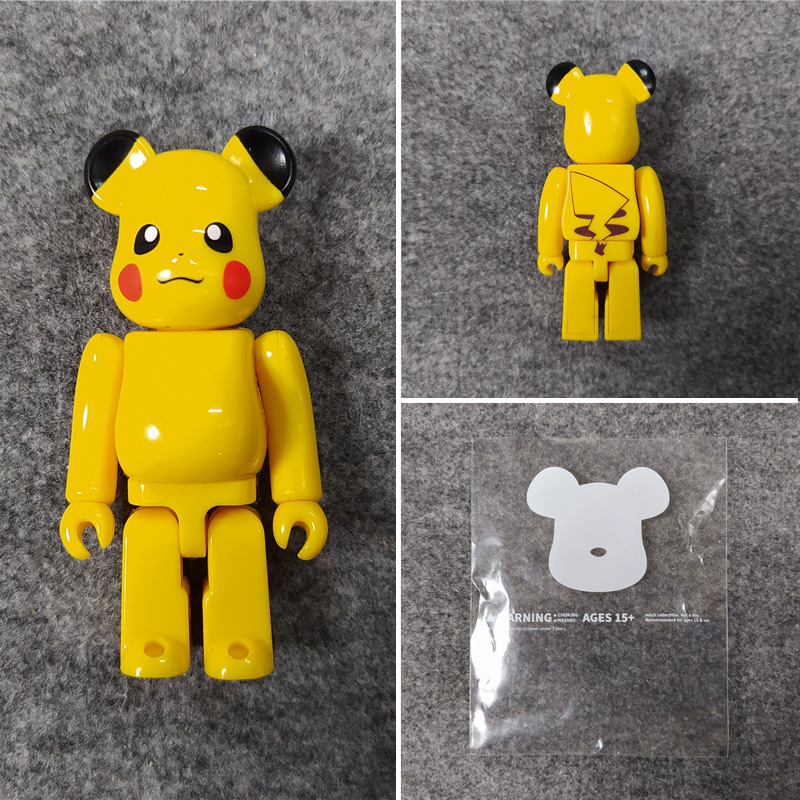 Bearbrick100%小号暴力熊积木熊潮玩盲盒手办布里克千秋巴斯光年-图2