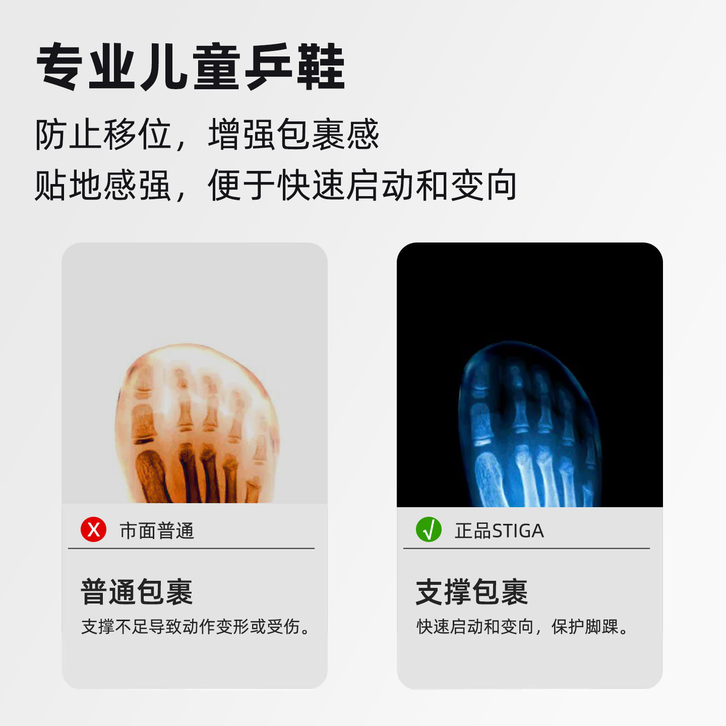 STIGA斯帝卡儿童乒乓球鞋男童女款耐磨防滑专业比赛训练乒乓鞋子,淘宝优惠券,粉丝福利购,淘宝优惠卷