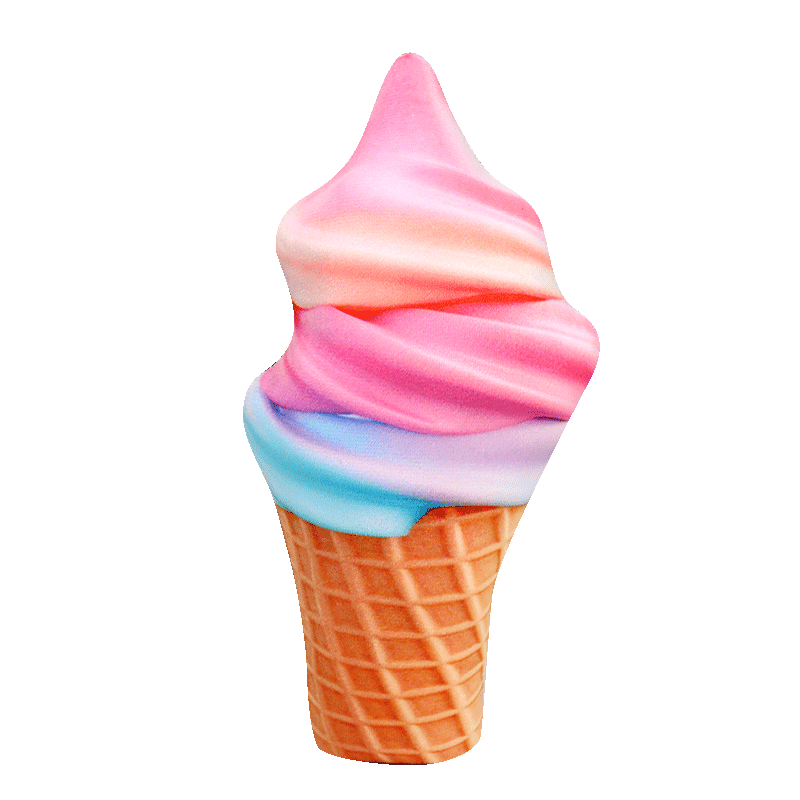 卡通冰淇淋抱枕毛绒玩具雪糕甜筒玩偶儿童跳舞道具娃娃生日礼物女,淘宝优惠券,粉丝福利购,淘宝优惠卷