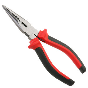 捷科工具尖嘴钳尖咀钳多功能钓鱼钳电工专用钳子长嘴钳可剪钢丝