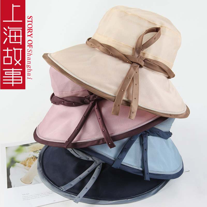 遮阳帽夏季真丝防晒帽 桑蝶服饰帽子