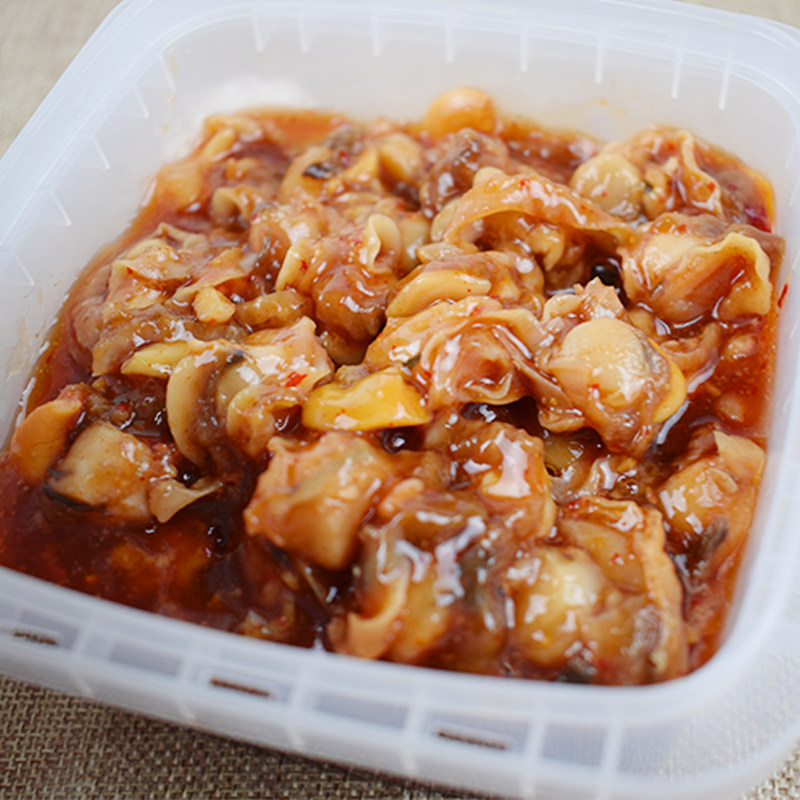 高级日式海鲜料理 洋琪照烧扇贝 寿司食材原料 500g克包邮