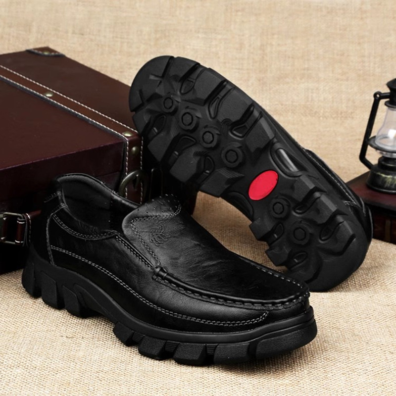 保罗 骆驼工装男鞋户外真皮透气商务休闲皮鞋软底爸爸鞋厚底防水,淘宝优惠券,粉丝福利购,淘宝优惠卷