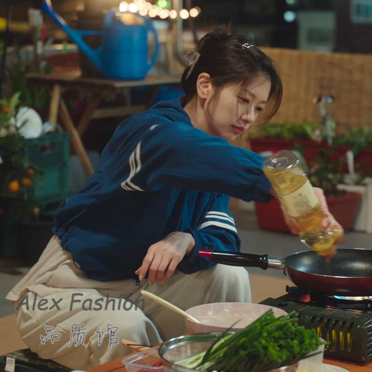 妈妈朋友的儿子裴石榴郑素敏同款发夹彩色毛线编织缠绕大号鲨鱼夹