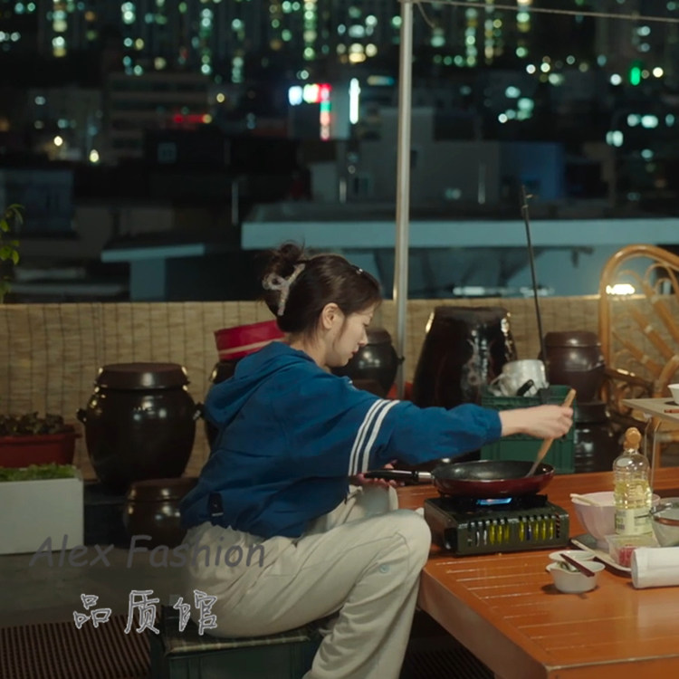 妈妈朋友的儿子裴石榴郑素敏同款发夹彩色毛线编织缠绕大号鲨鱼夹