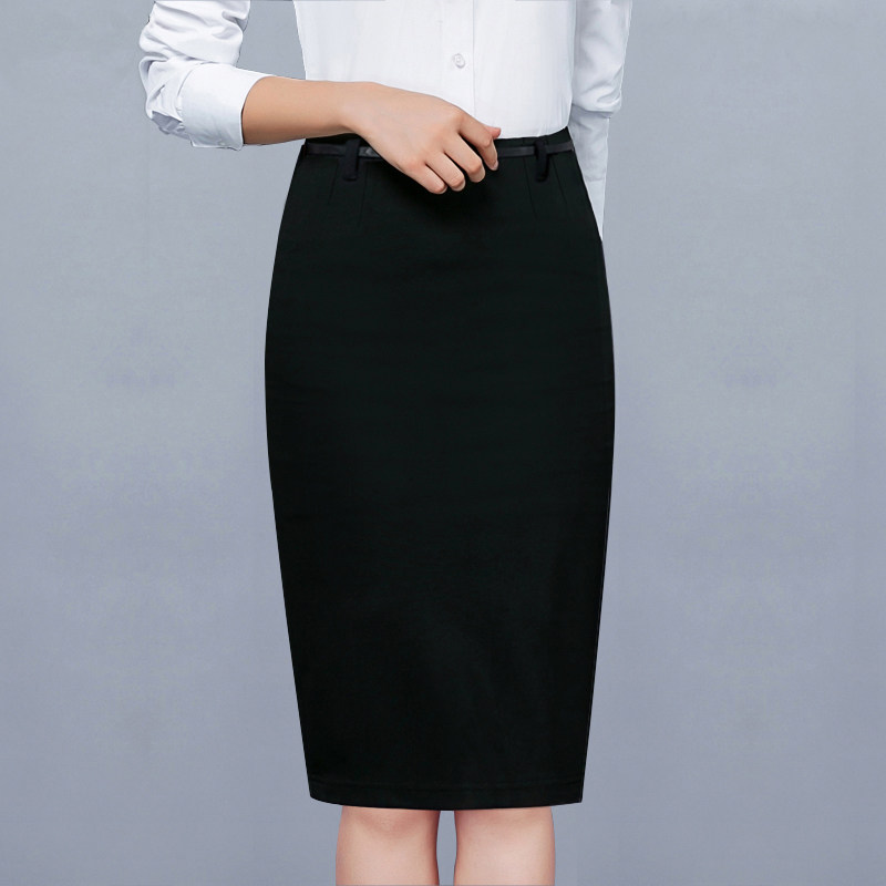 腰带高腰2021年春秋新款韩版包臀裙 范茜玟服饰半身裙