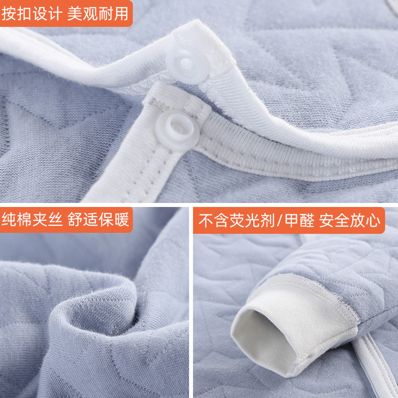 新生儿0-3个月6秋冬连体衣服爬服 名儿贝乐连身衣/爬服/哈衣
