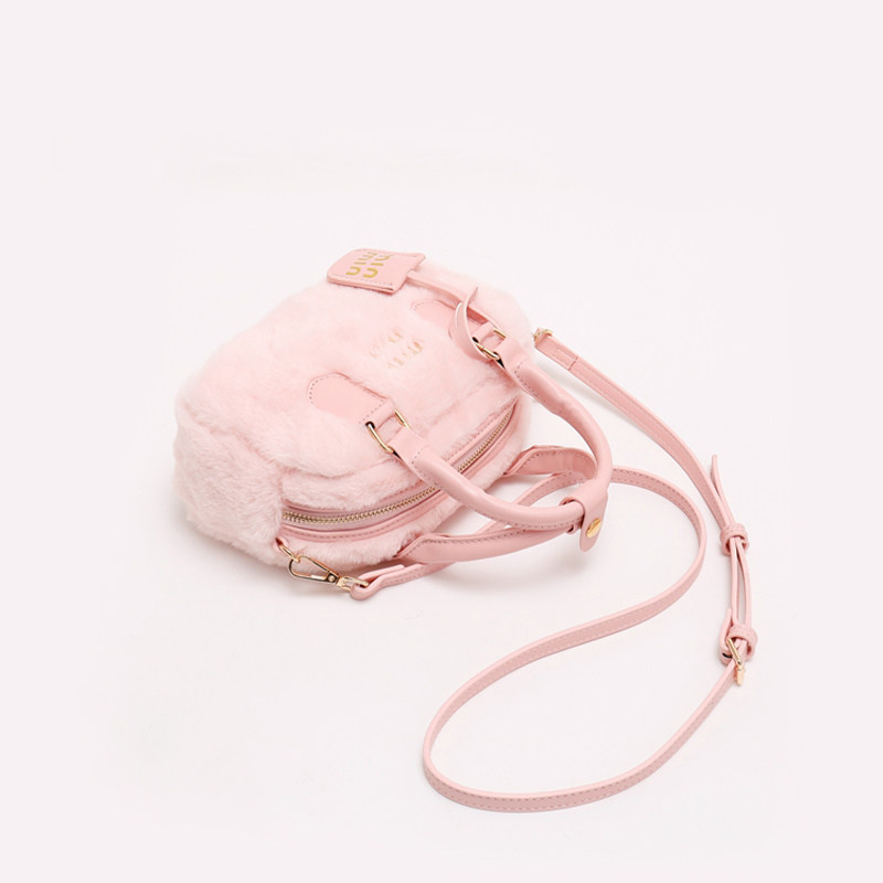 手提毛绒绒包包女枕头包2025新款秋冬高级感毛毛包时尚斜挎小包包