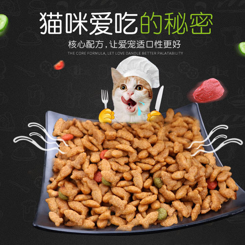 猫粮2.5kg5斤成幼猫粮 猫咪主粮10老年流浪大包粮食海洋三文 - 图2